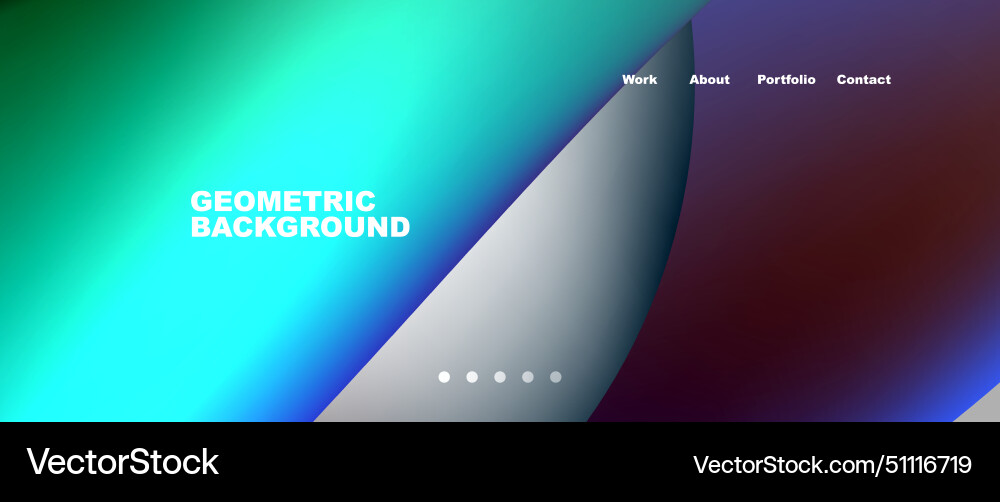 Geometric background with a gradient of colors Geometric background with a gradient of colors Vector Image