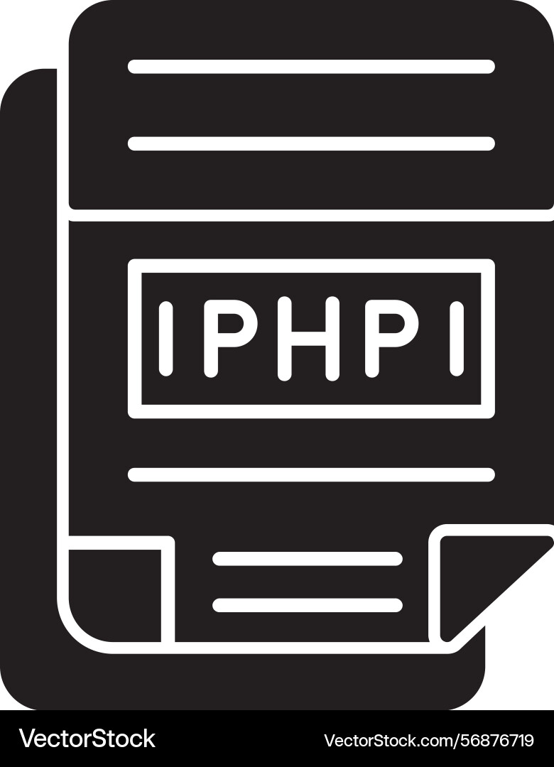 Php icon vector image