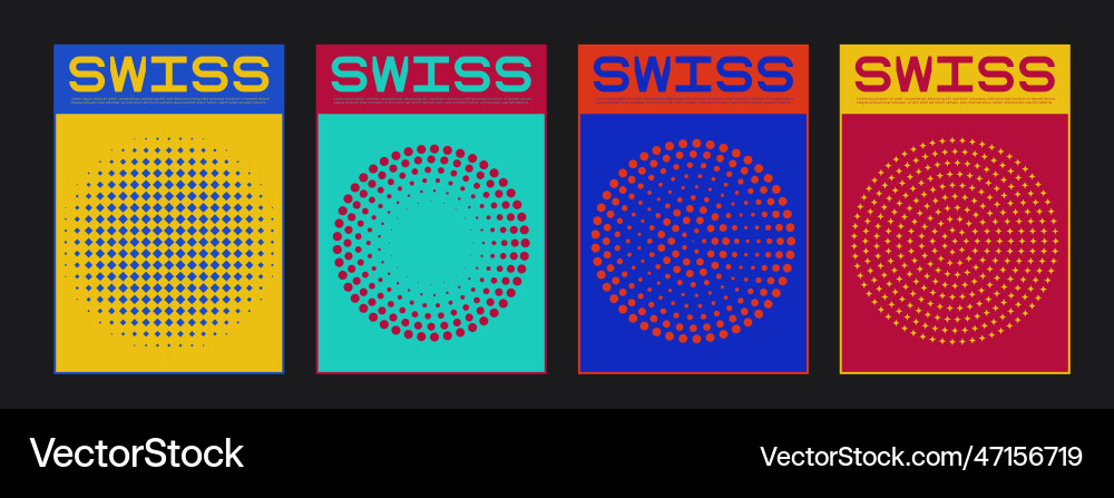 Set of circle halftone shapes collection Vector Image