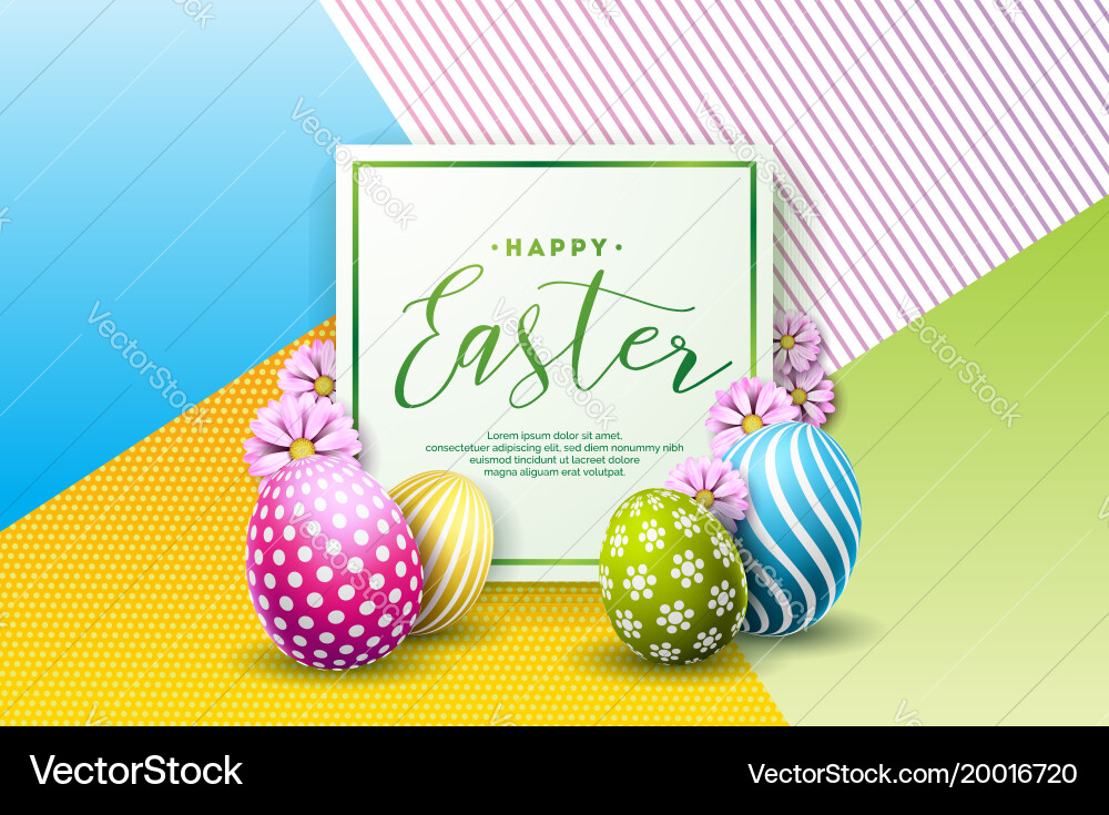 Happy easter holiday Royalty Free Vector Image