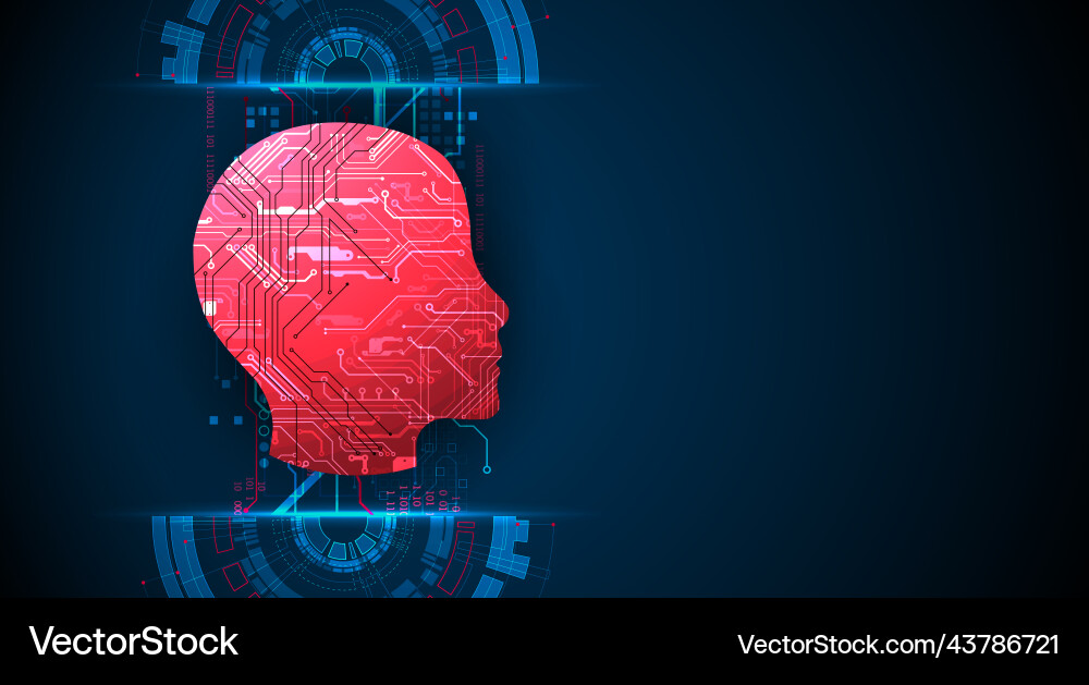 Abstract background on the theme of artificial Abstract background on the theme of artificial vector image