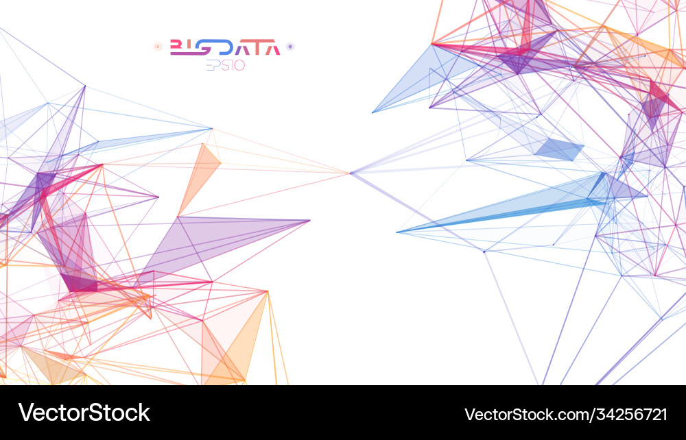 Big data analytics blockchain technology Big data analytics blockchain technology vector image