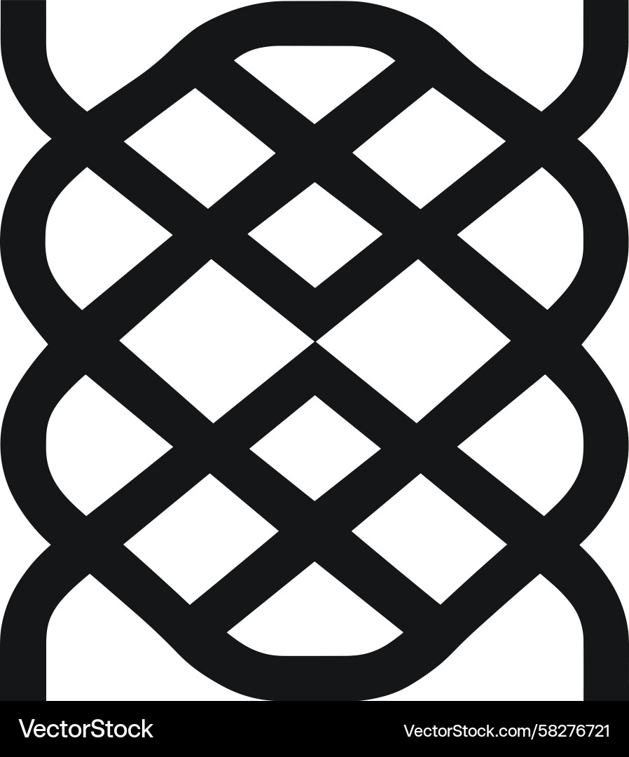 Complex Interlocking Pattern Vector Image