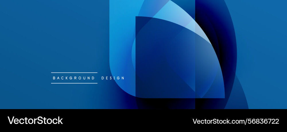 Abstract blue design features overlapping squares Abstract blue design features overlapping squares vector image
