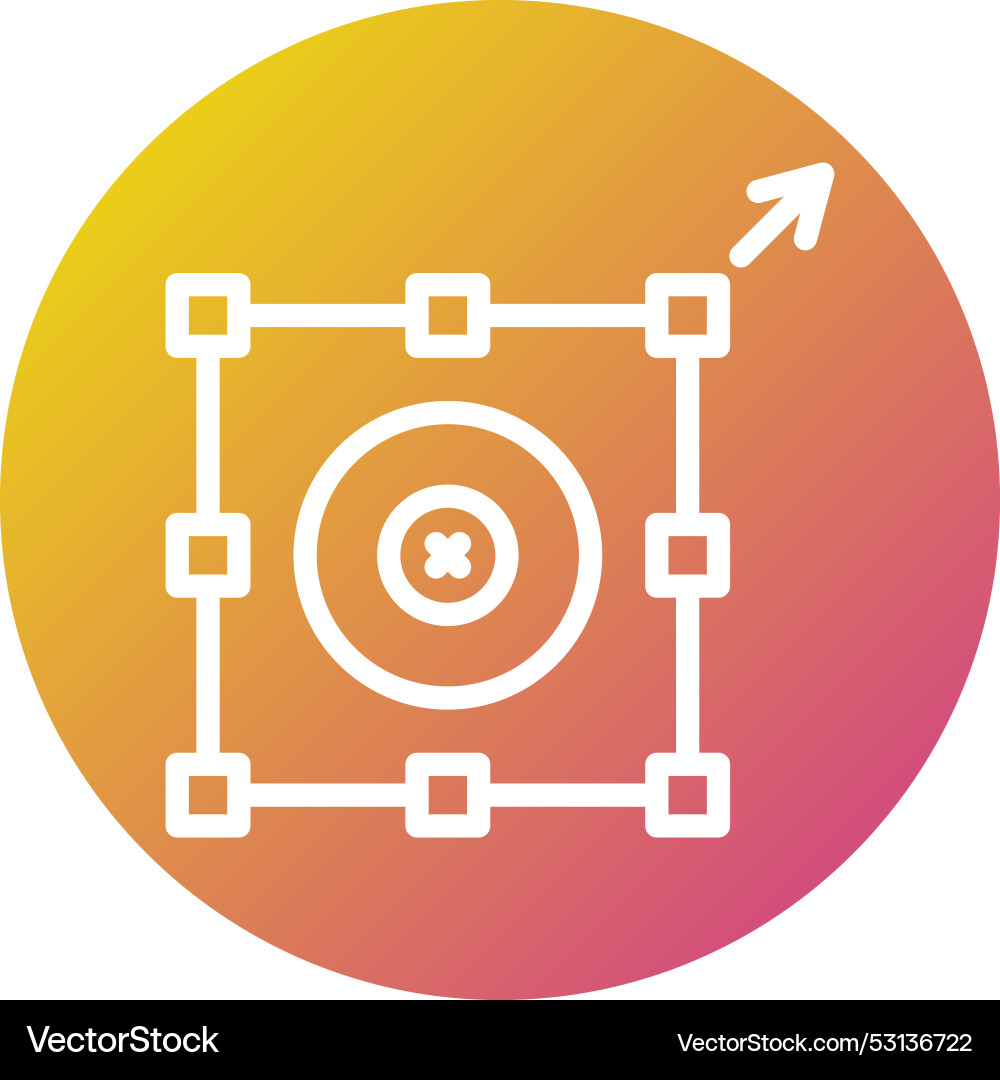 Resize option icon design Vector Image