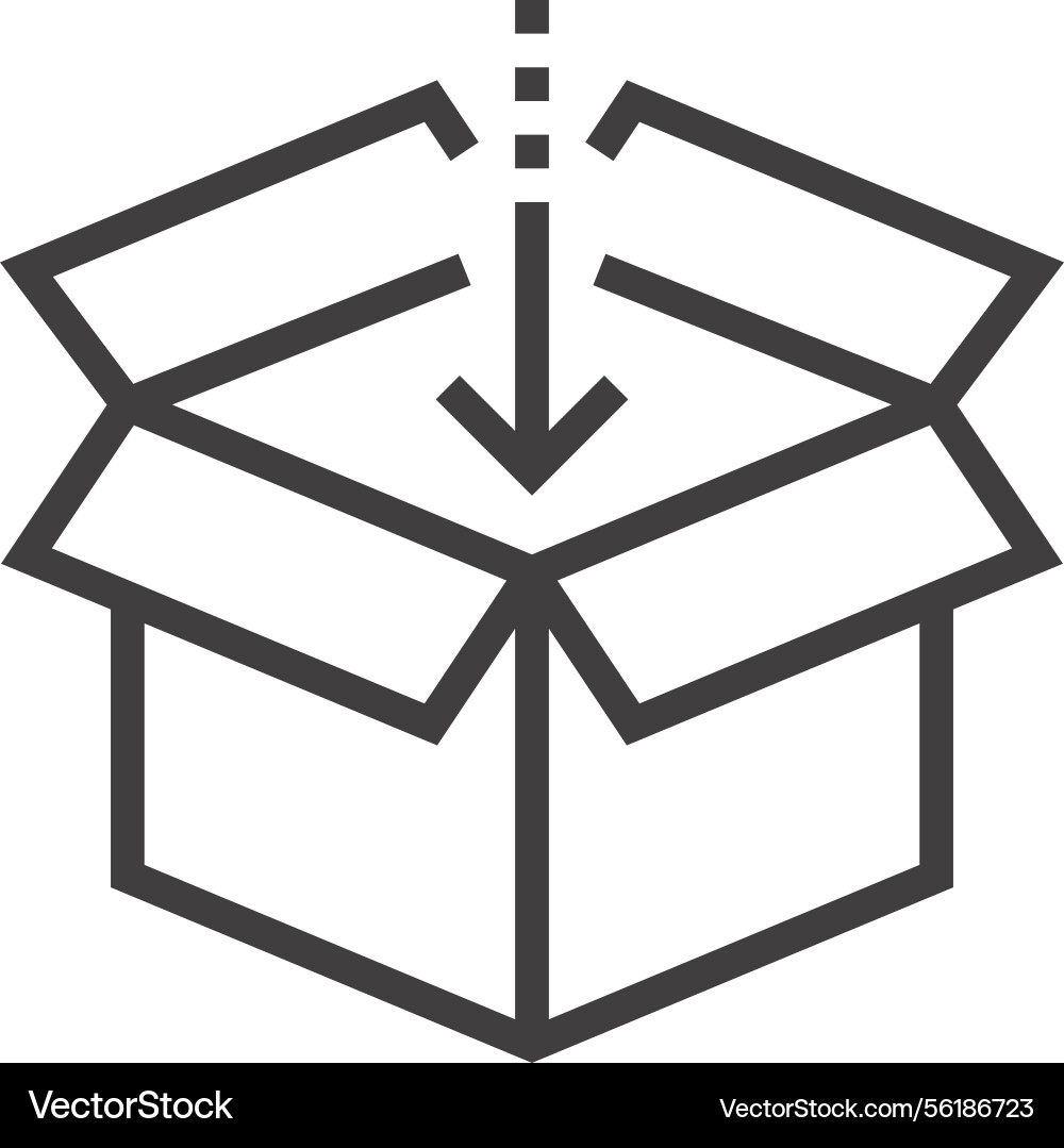 Data storage flat line web icon Data storage flat line web icon vector image