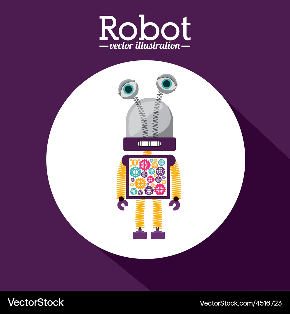Robot design Vector Image