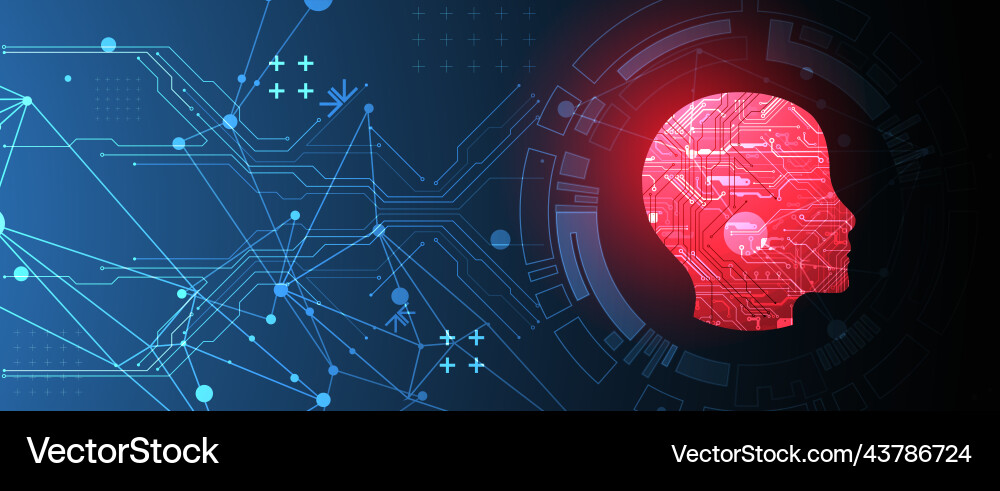 Abstract background on the theme of artificial Abstract background on the theme of artificial vector image