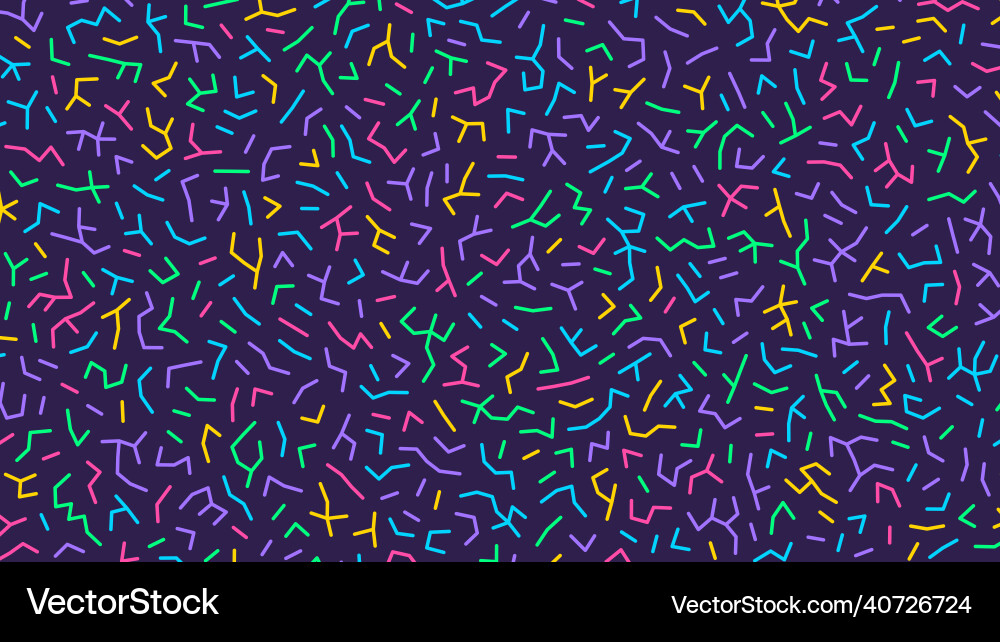 Colorful pattern with lines in different shapes Colorful pattern with lines in different shapes vector image