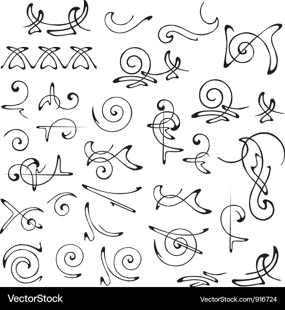 Set of patterns for design Vector Image