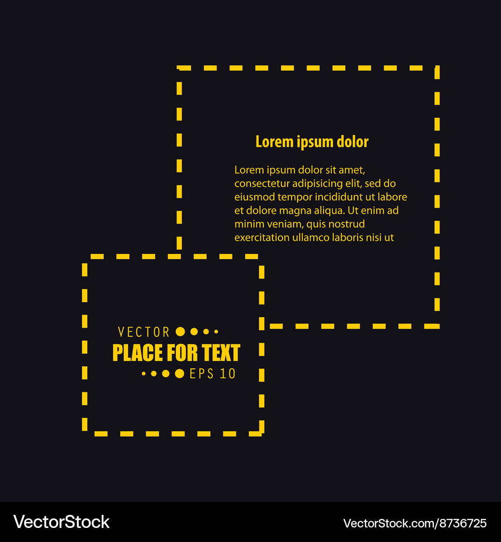 Abstract concept empty speech square quote Vector Image