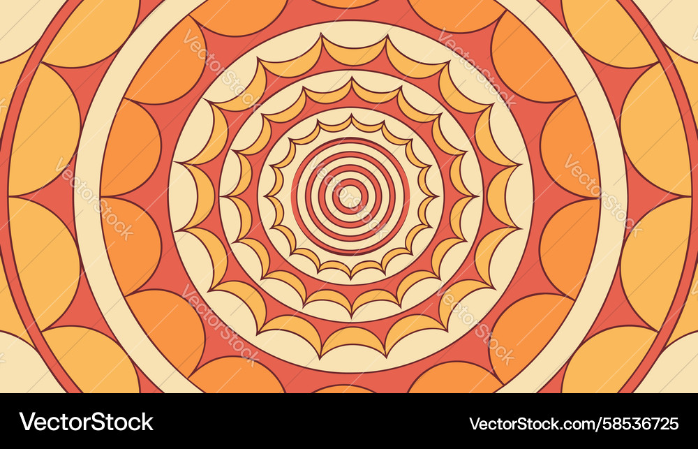 Circular Abstract Repeating Pattern Vector Image