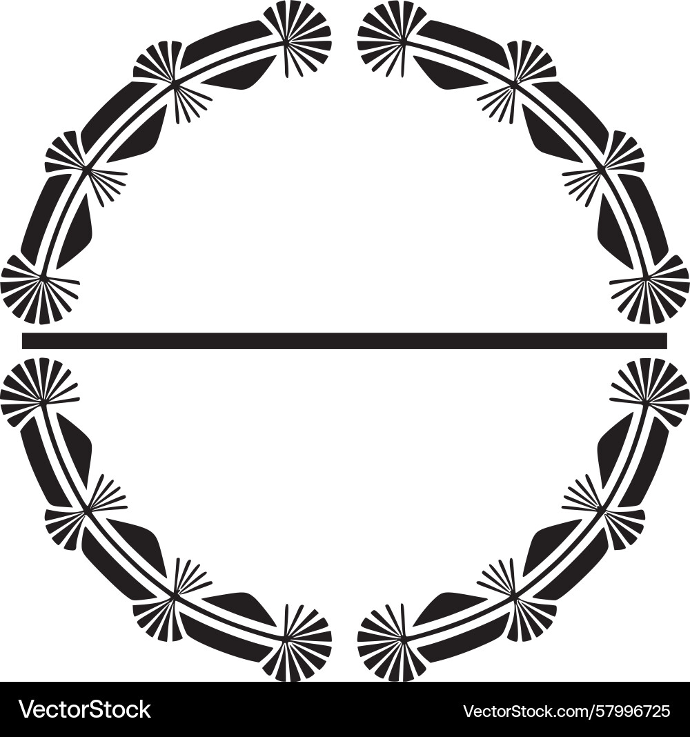 Geometric Circle Pattern Vector Image