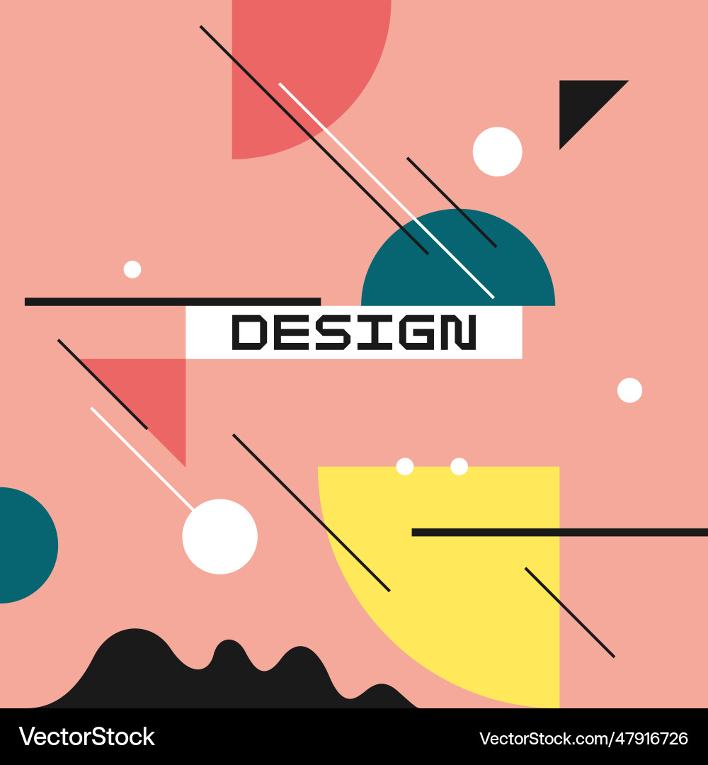Abstract background with simple elements an image Abstract background with simple elements an image Vector Image