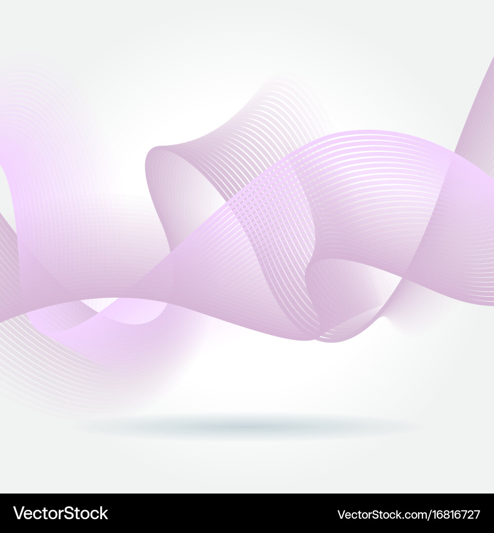 Dynamic Geometric Wave Pattern vector image