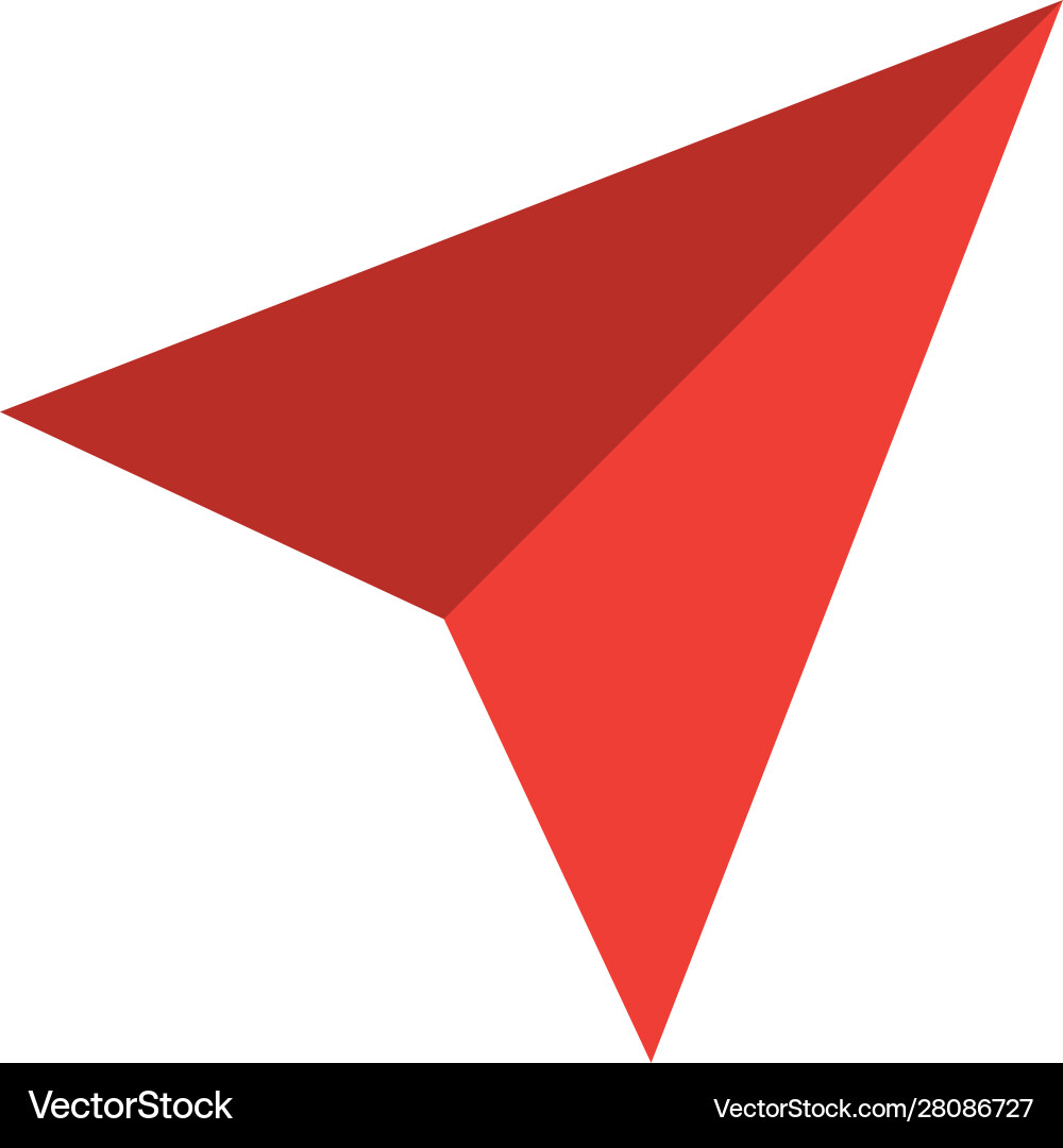GPS Navigation Route Map Icon vector image