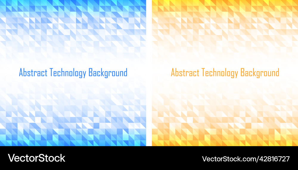 Gradient texture geometric background set Gradient texture geometric background set vector image