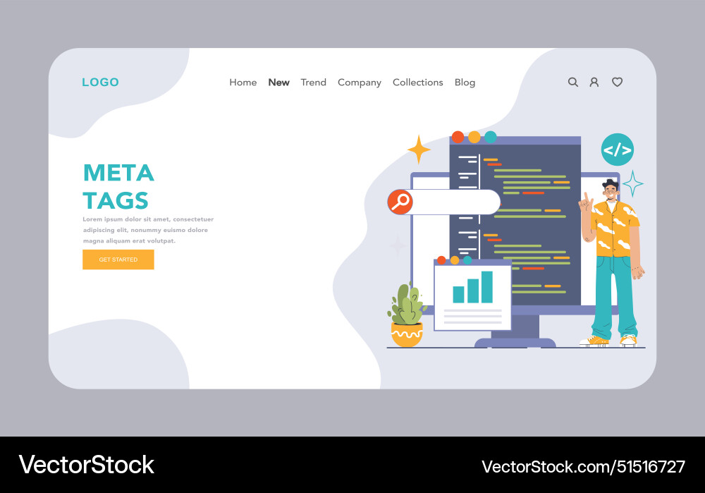 Website analysis web or landing conversion rate Website analysis web or landing conversion rate Vector Image