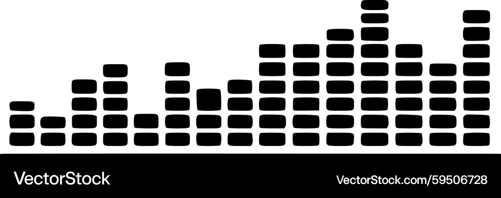 Audio Level Meter Royalty Free Vector Image - VectorStock