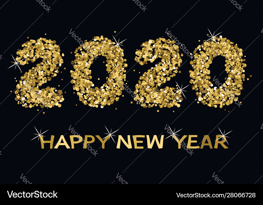 Happy new year card Happy new year card vector image
