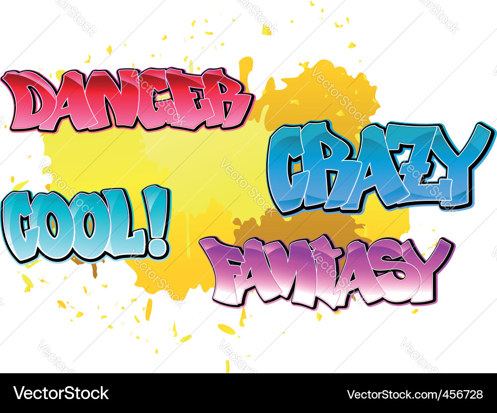 Urban Graffiti Splash vector image