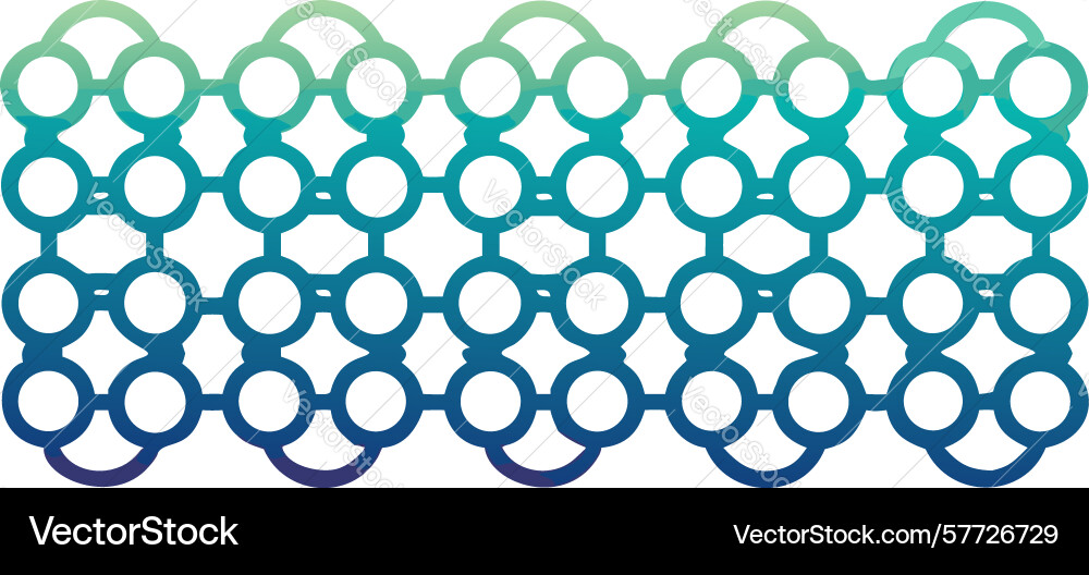 Seamless repeating circular geometric pattern vector image