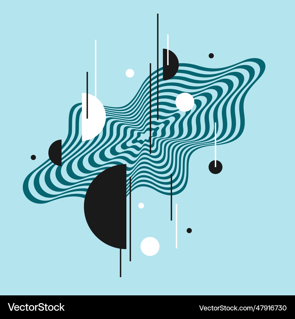 Abstract background with simple elements an image vector image