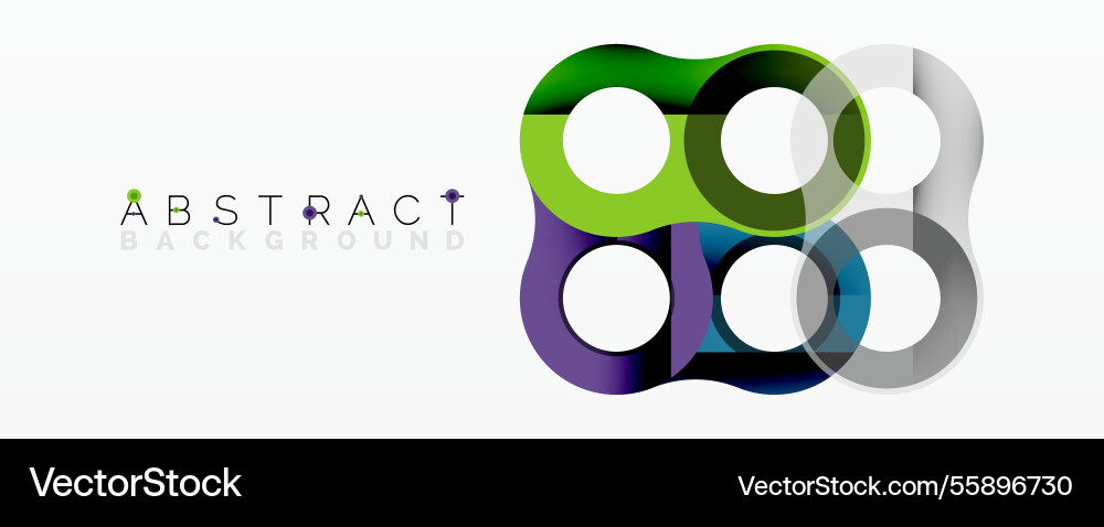 Abstract geometric pattern with interlocking Abstract geometric pattern with interlocking vector image