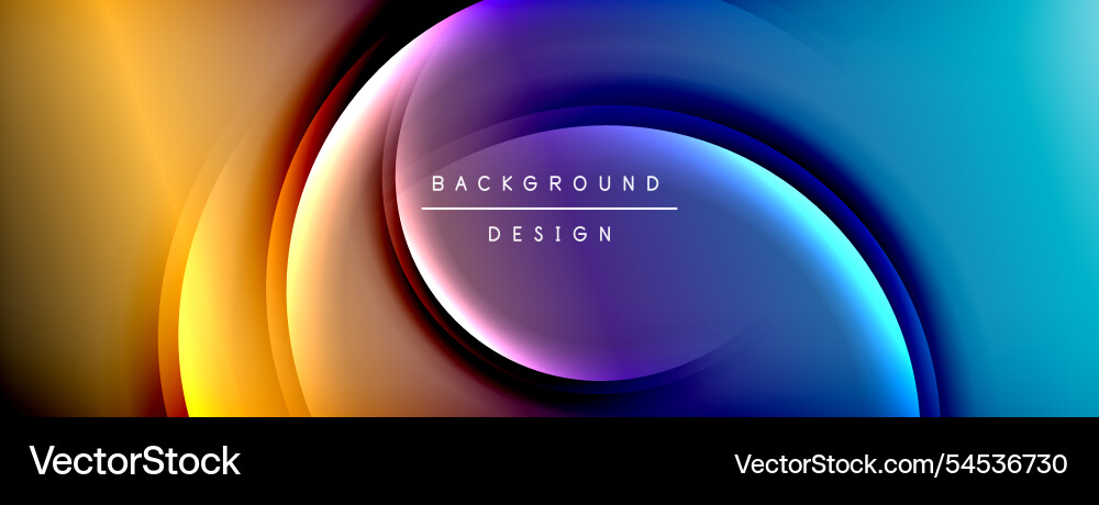 Bright rainbow style color gradient with curve Bright rainbow style color gradient with curve vector image