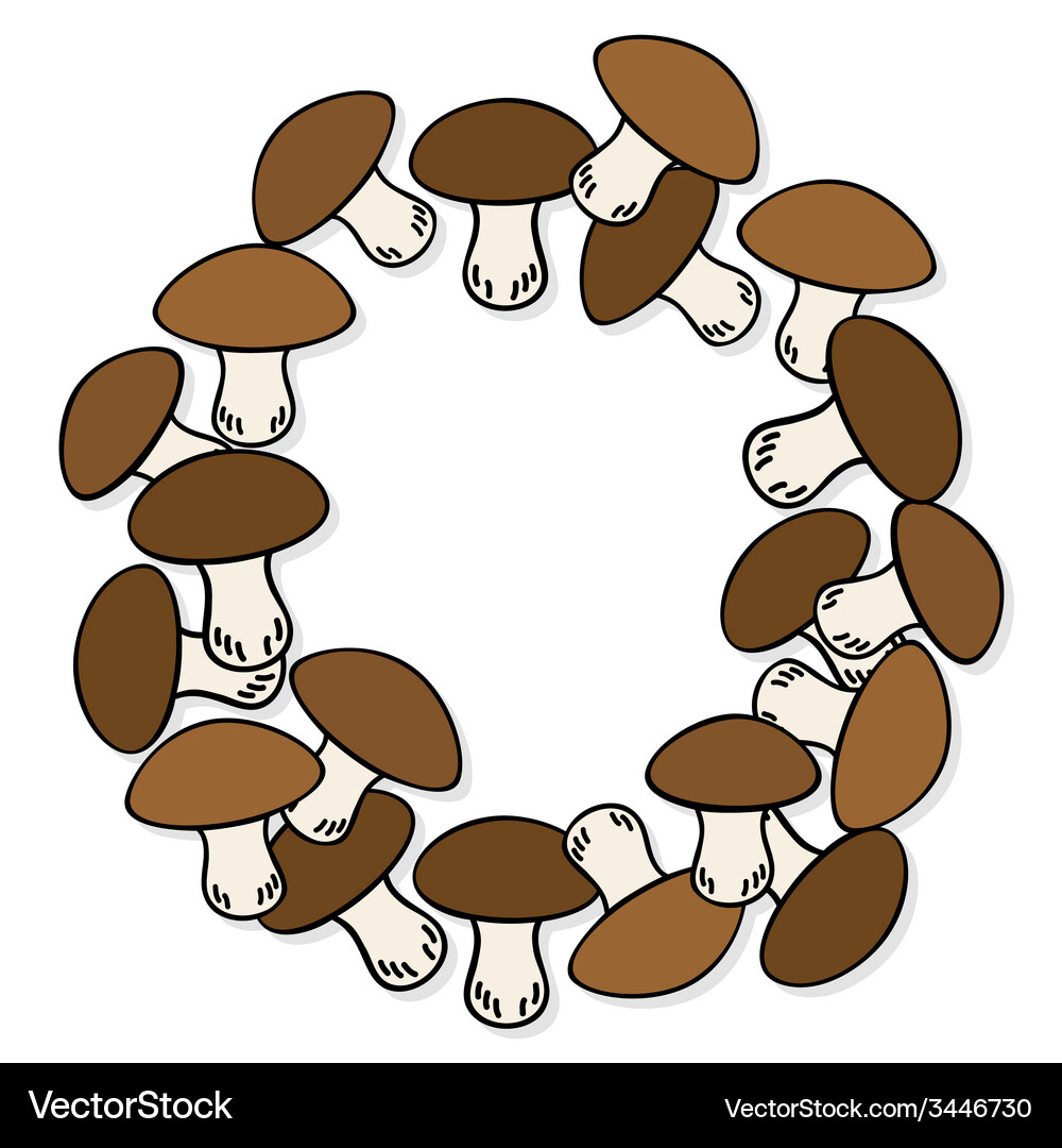 Mushroom pattern design Vector Image