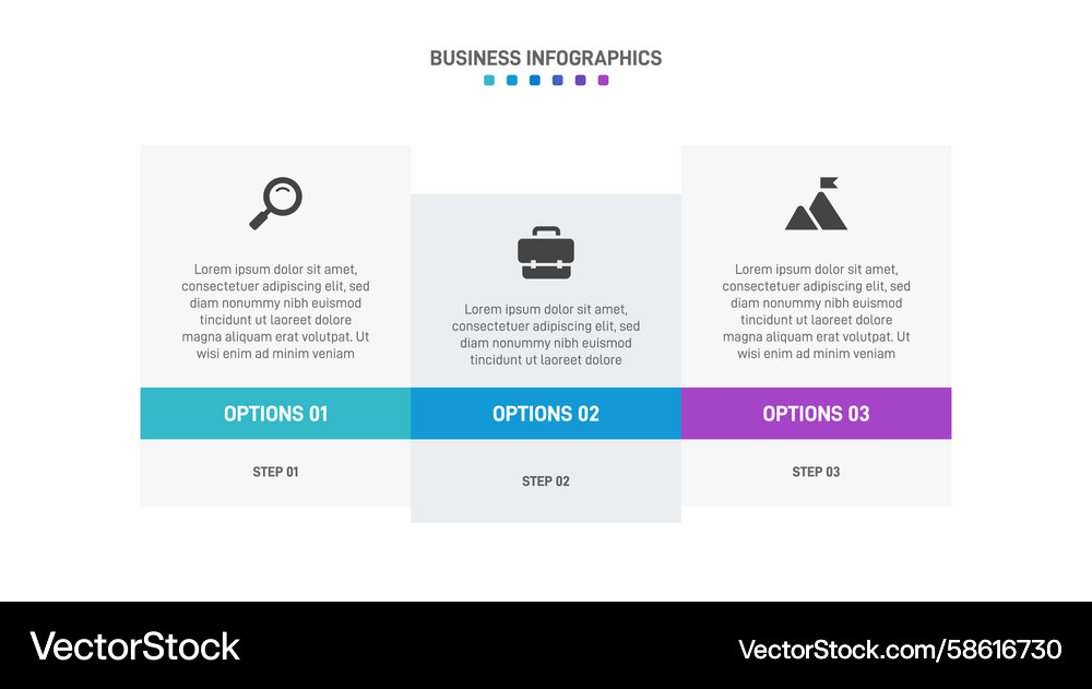 Progress bar featuring 3 arrow-shaped elements Progress bar featuring 3 arrow-shaped elements Vector Image