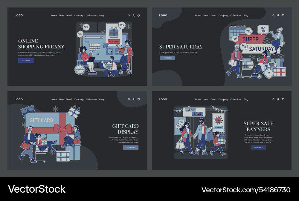 Super saturday flat Royalty Free Vector Image - VectorStock