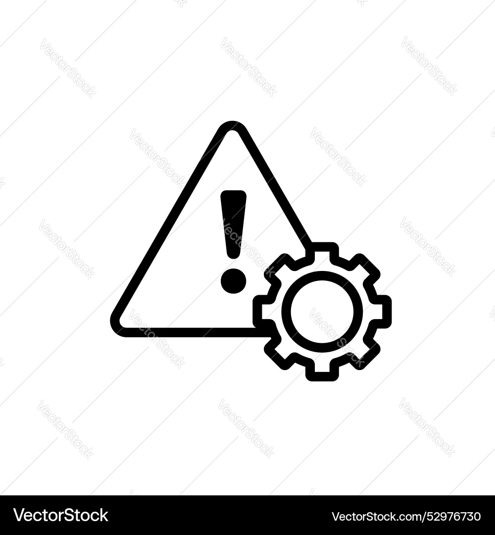 System error icon Vector Image