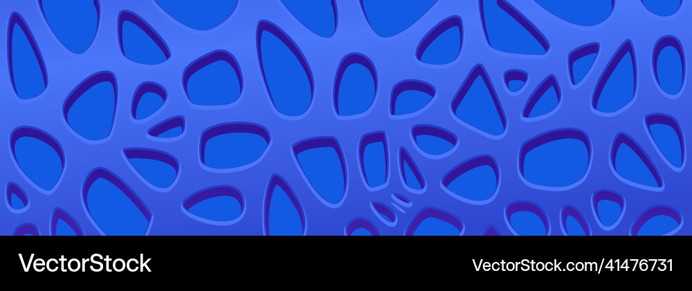 Abstract voronoi blocks cell pattern 3d geometric vector image