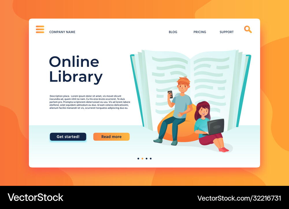 Online-Bibliothek oder Web-Archiv digitale Bildung Online-Bibliothek oder Web-Archiv digitale Bildung vektorbild