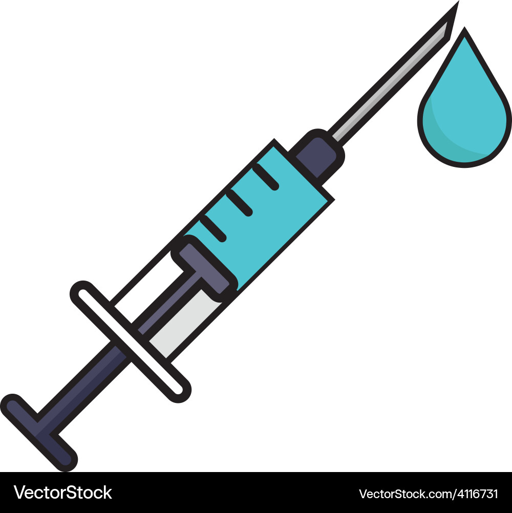 Seringe Royalty Free Vector Image - VectorStock