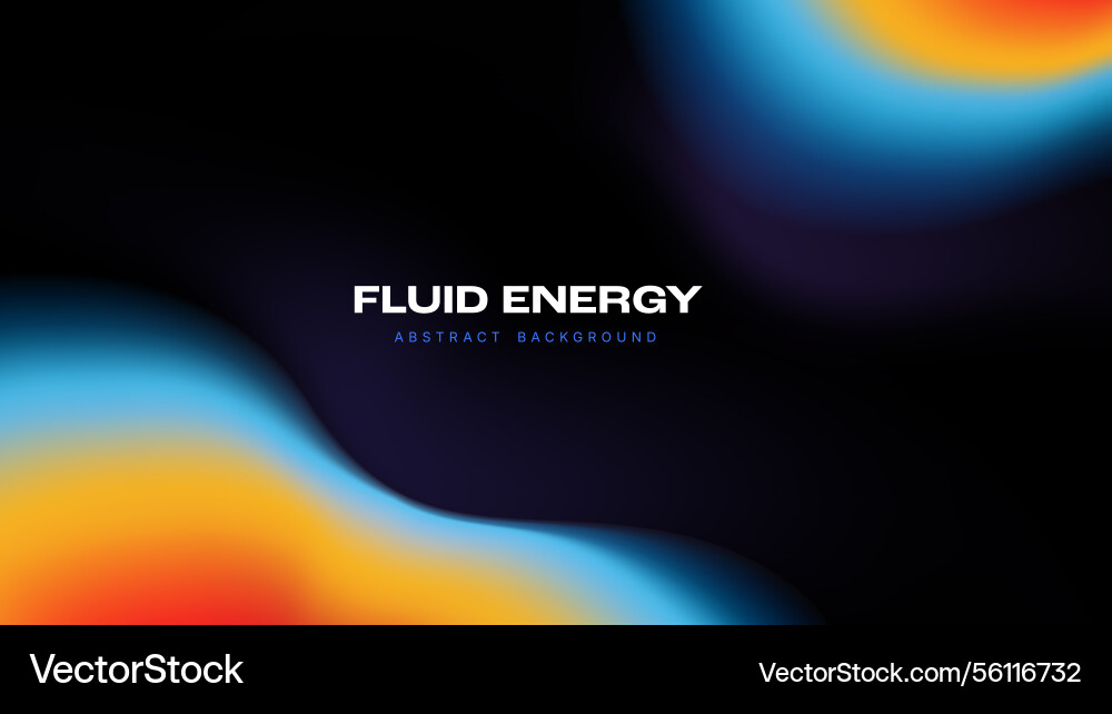 Fluid abstract background with vibrant gradient Fluid abstract background with vibrant gradient vector image