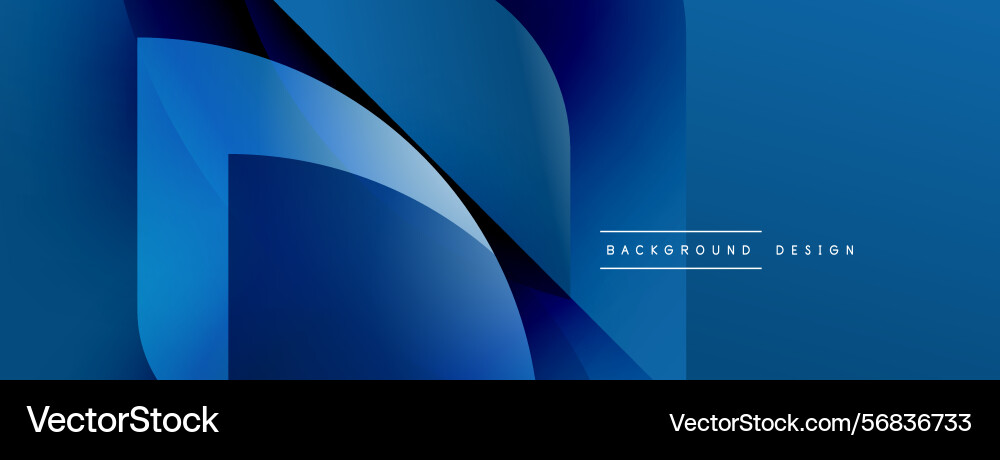 Abstract blue layers create dynamic composition Abstract blue layers create dynamic composition vector image