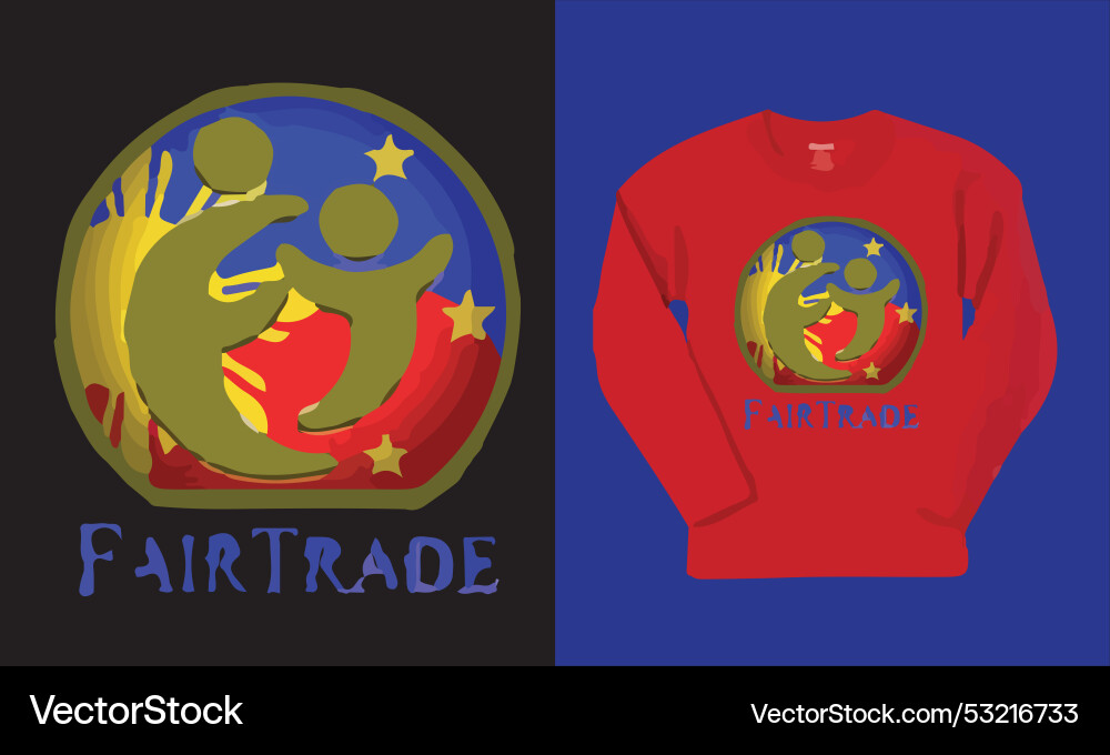 Split layout with a black background on the left vector image