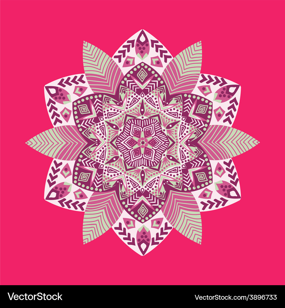 Spring pattern hand-drawn Vector Image