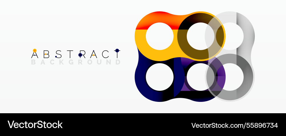 Abstract circle element composition Abstract circle element composition Vector Image