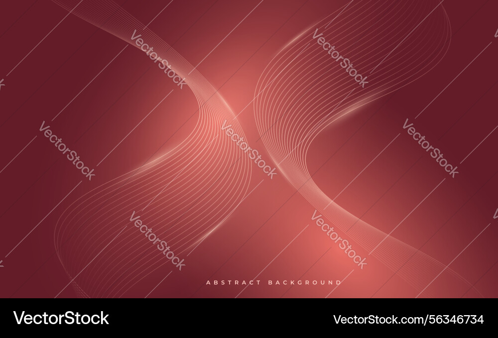 Abstract red background with glowing wavy Abstract red background with glowing wavy vector image