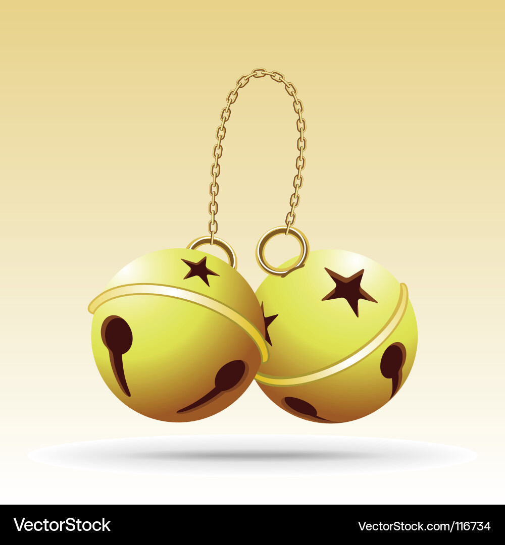 Metal Jingle Bells vector image