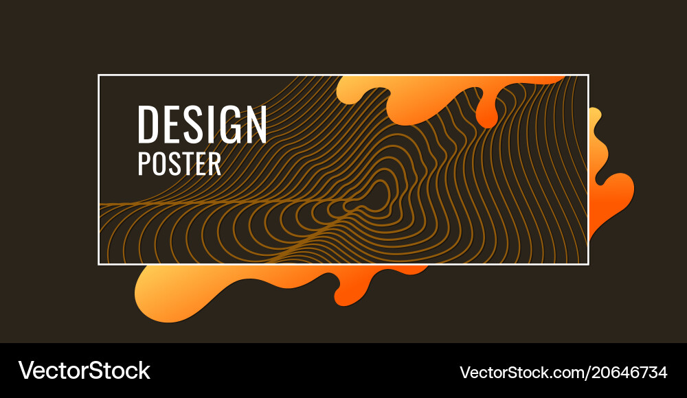 Organic forms with dynamic waves and lines Organic forms with dynamic waves and lines vector image