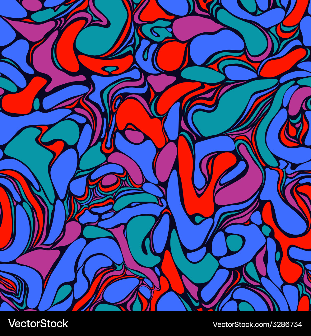 Psychedelic Abstract Pattern Vector Image