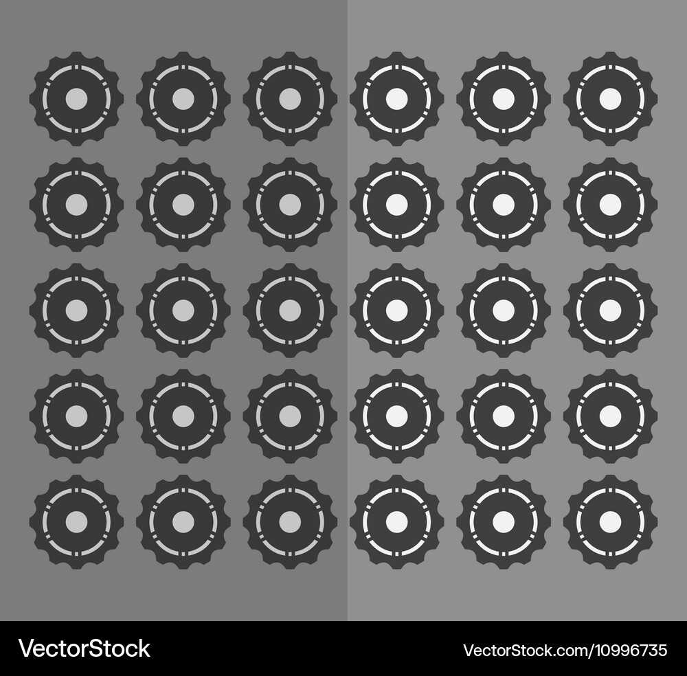 Gears and pattern background image Vector Image