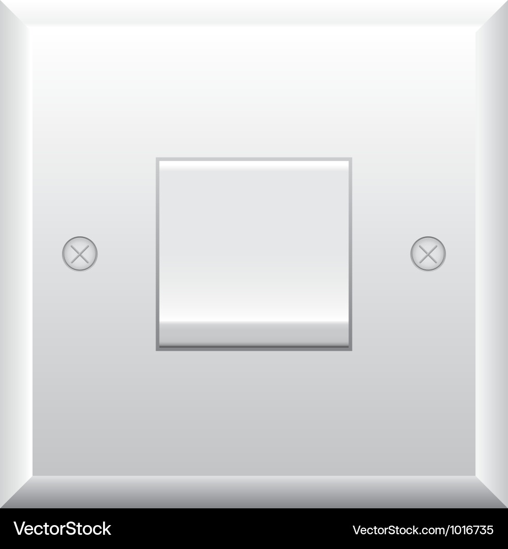 Light switch vector image