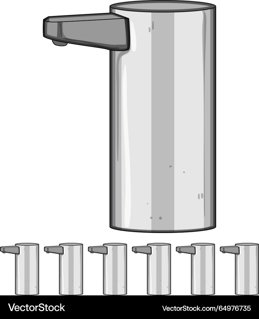 Touchless Soap Dispenser Cartoon – Royalty-Free Vector | VectorStock