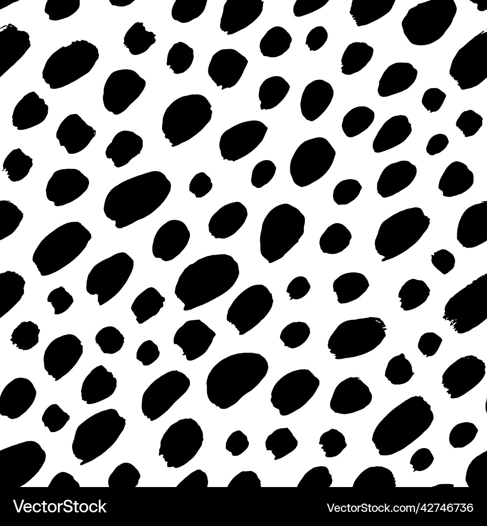 Dynamic Polka Dot Pattern Vector Image