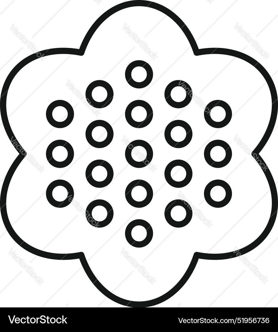 Flower shape representing data analysis Flower shape representing data analysis vector image